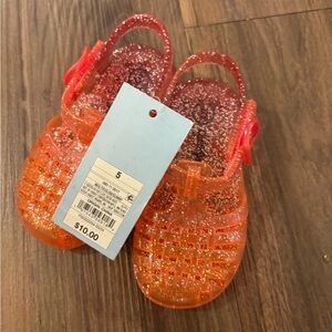 Target Kids Glitter Jelly Sandals - Sparkling Orange